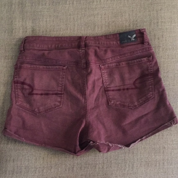 American Eagle Outfitters Maroon Shorts - Picture 2 of 6